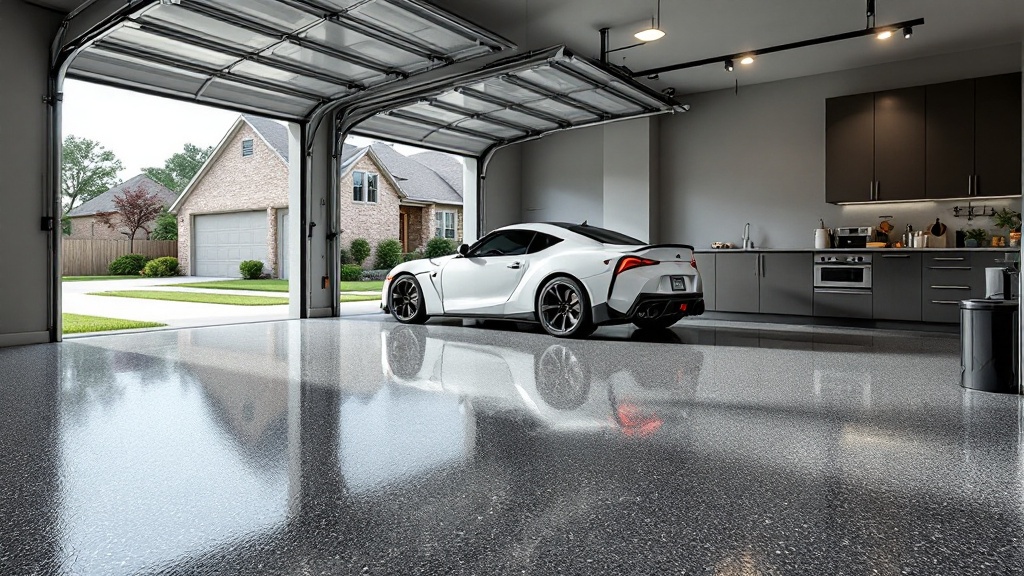 Storm gray garage Irving
