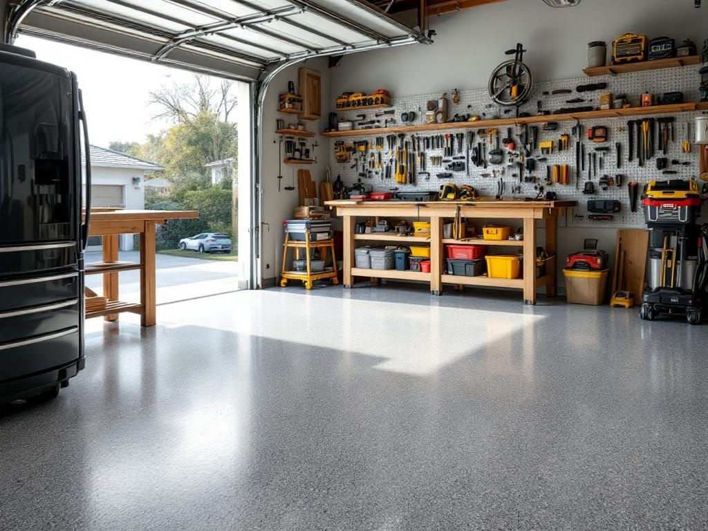 Workshop floor coating Arlington